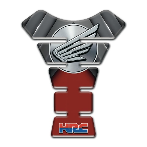 Honda Tank Pad Protector Red with Grey Elements Print HRC Style 