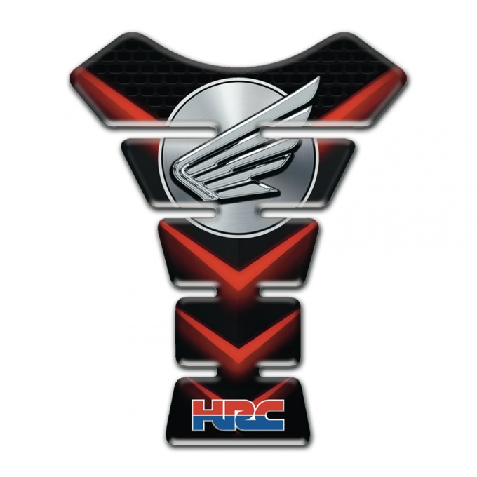 Honda Tank Fuse Red V Shape Stripes Edition 