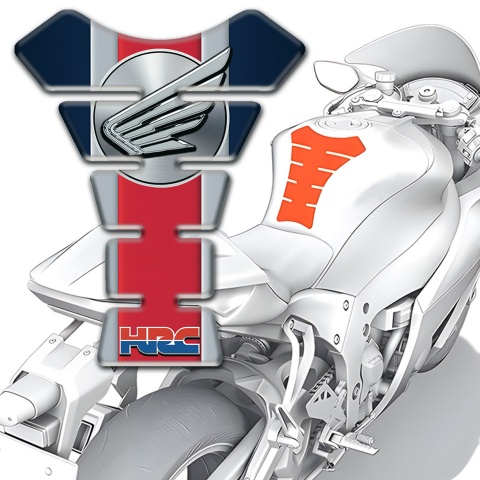 Honda Tank Pad Motorbike Unique Print HRC Style 