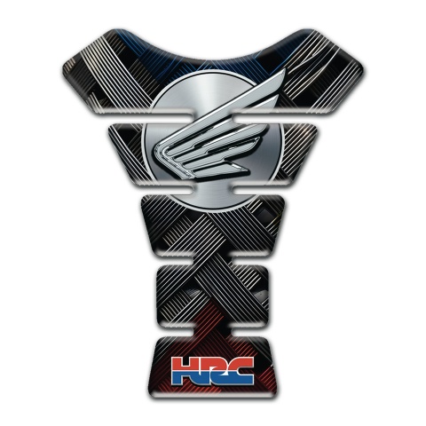 Honda Tank Pad Motorbike Crossed Dark Details HRC Edition 