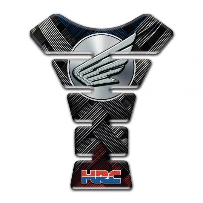 Honda Tank Pad Motorbike Crossed Dark Details HRC Edition 