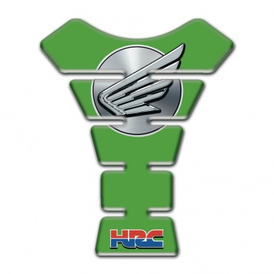 Honda Tank Pad Motorbike Green Base Grey Logo 