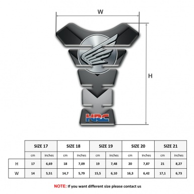 Honda Tank Fuse Unique design HRC Style 