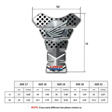 Honda Tank Protector Winds Logo HRC Edition