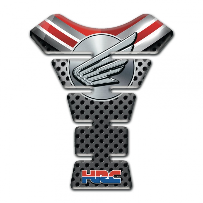 Honda Tank Guard Pads Motorcycle Silicone Sticker HRC Style 