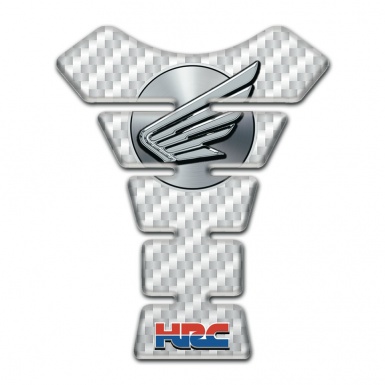 Honda Tank Protector White Carbon Design 