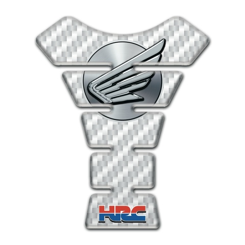 Honda Tank Protector White Carbon Design 