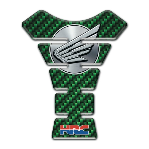 Honda Tank Guard Pads Green Carbon Design 