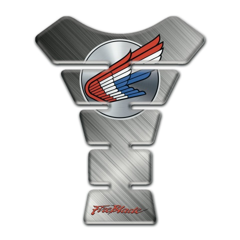 Honda Tank Fuse Polished Metal Effect Fire Blade Style 