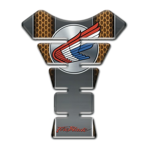 Honda Tank Guard Pads Honeycomb Motive Design 
