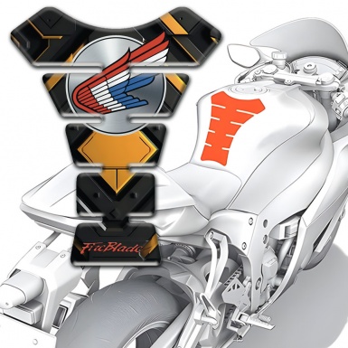 Honda Tank Pad Protector Fire Blade Style