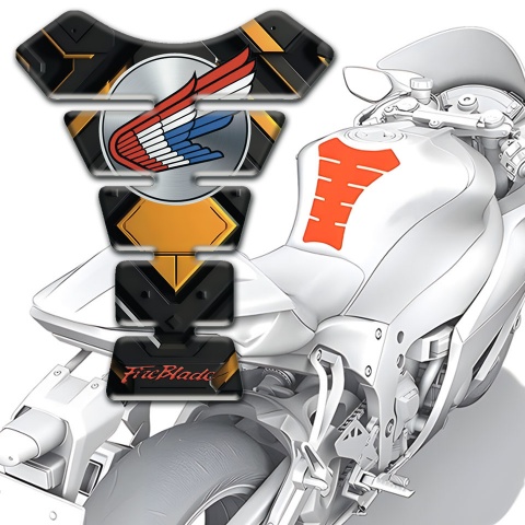 Honda Tank Pad Protector Fire Blade Style
