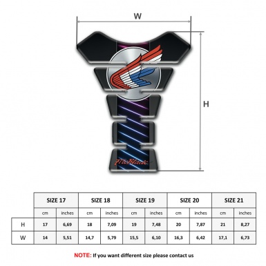 Honda Tank Fuse Neon Lines Style 
