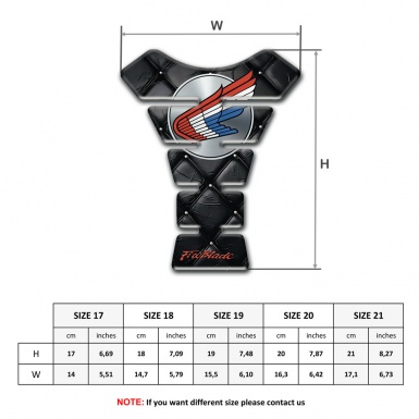 Honda Tank Guard Pads Dark Leather Base Firw Blade Style 