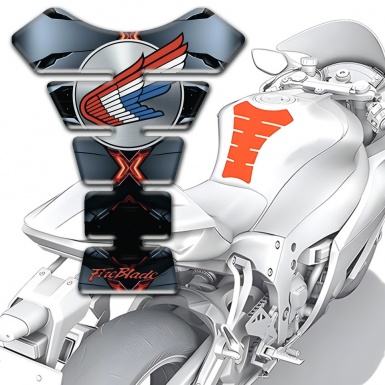 Honda Tank Pad Motorbike Fire Blade Edition 