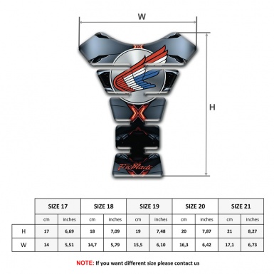 Honda Tank Pad Motorbike Fire Blade Edition 