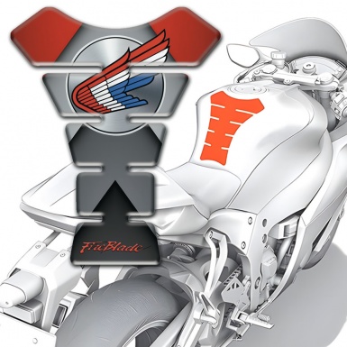 Honda Tank Fuse Anti Slip Sticker Fire Blade 