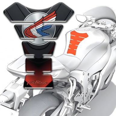 Honda Tank Pad Motorbike best Desdign Fire Blade Style 