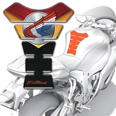 Honda Tank Fuse Racing Edition Fire Blade Style 
