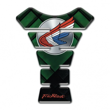 Honda Tank Pad Motorbike Green patterns Base Fire Blade 