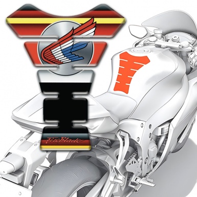 Honda Tank Pad Protector Colorful Silicone Sticker 