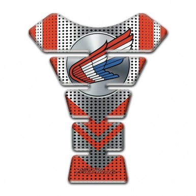 Honda Tank Protector Grey Red Decoration Fire Blade Model 
