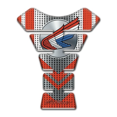 Honda Tank Protector Grey Red Decoration Fire Blade Model 