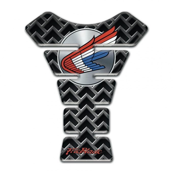 Honda Tank Protector Grey Ornaments base Fire Blade Style 