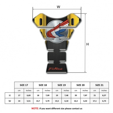 Honda Tank Guard Pads Premium Quality Anti Slip Sticker 