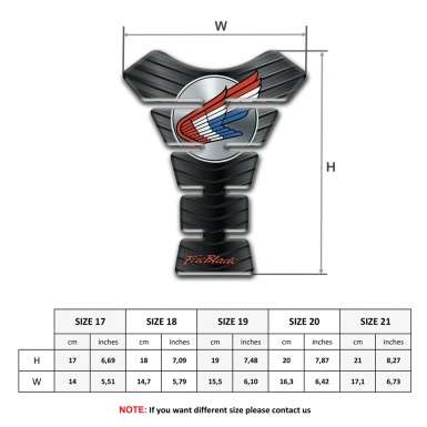 Honda Tank Pad Motorbike Fire Blade Type