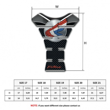 Honda Tank Guard Pads Wings logo Fire Blade Edition 