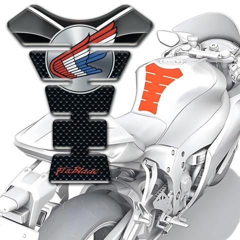 Honda Tank Guard Pads Wings logo Fire Blade Edition 