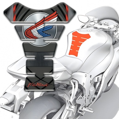 Honda Silicone Sticker Tank Protector Fire Blade Edition 