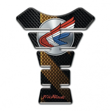 Honda Tank Guard Pads Black Brown Decoration Base Colorful Logo