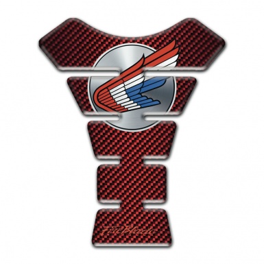 Honda Tank Fuse Red Carbon Colorful Logo 
