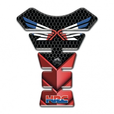 Honda Tank Pad Protector High-Quality  HRC Style Logo with Wings 