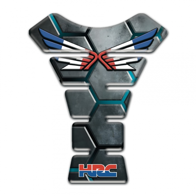 Honda Tank Fuse 3D base Decoration Logo with Wings 