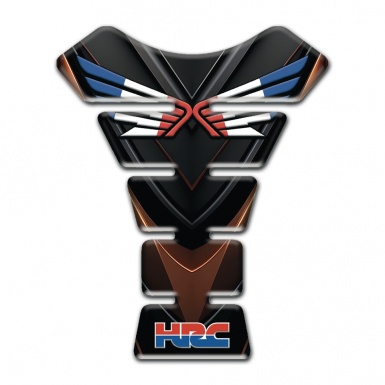 Honda Tank Protector Black Brown base Design HRC Version 