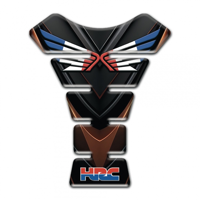 Honda Tank Protector Black Brown base Design HRC Version 