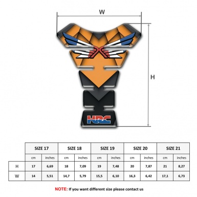 Honda Tank Fuse Motorcycle Premium Quality Type 