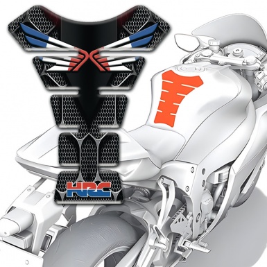 Honda Tank Protector 3D Figures Design HRC Type Model 