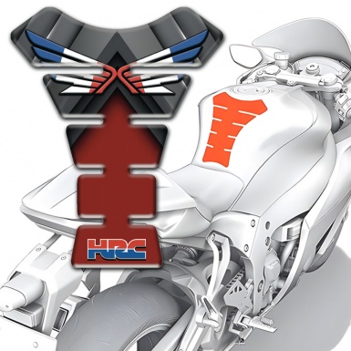 Honda Tank Guard Pads Anti Slip Sticker High-Quality Design Hrc Edition 