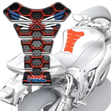 Honda Tank Protector Silicone Sticker Premium Quality Design 
