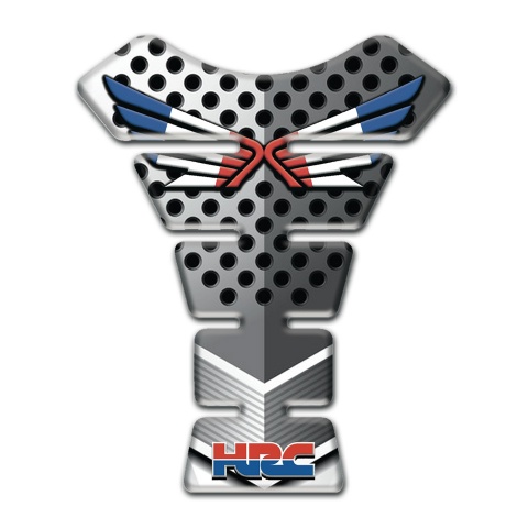 Honda Tank Guard Pads Perforated Base Logo with Wings Edition 