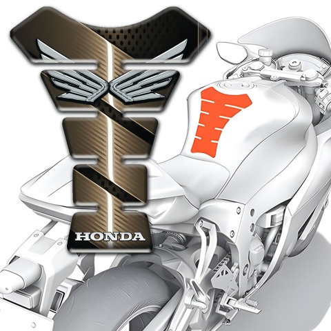 Honda Tank Pad Protector Bronze Motif Design 