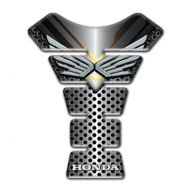Honda Tank Pad Motorbike Premium Quality Silver Logo Design 