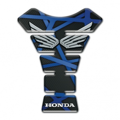 Honda Tank Fuse Black base with Dark Blue Lines edition 