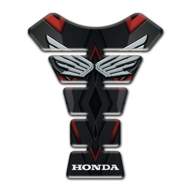Honda Tank Pad Protector Stylish Vision Silver Logo 