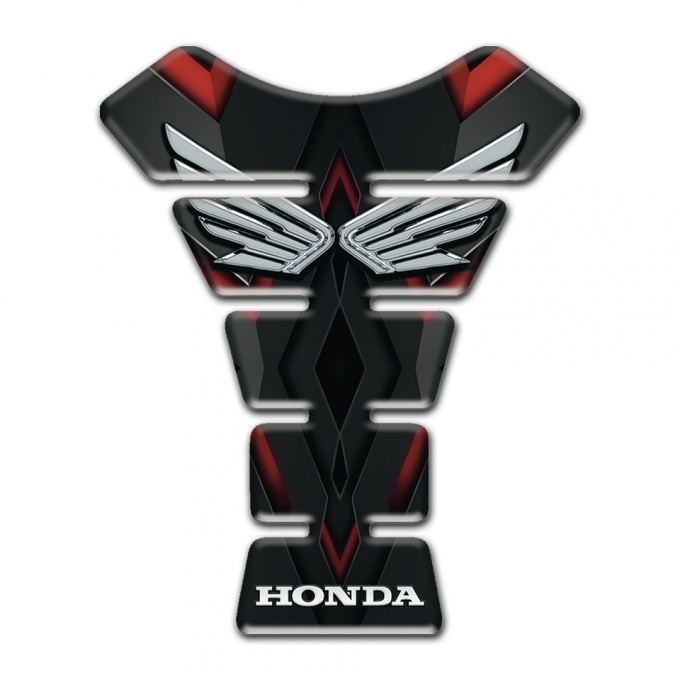 Honda Tank Pad Protector Stylish Vision Silver Logo 