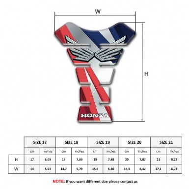 Honda Tank Fuse Pink Lines motif Design 